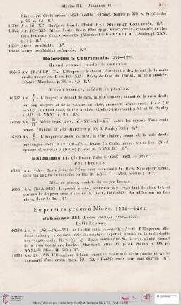 Empereur grecs à Nicée 1206-1261 (Nr. 16532 - 16535)