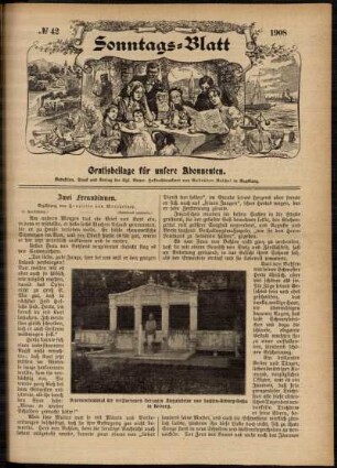 Ausgabe vom Sonntag, den 18. Oktober 1908.
