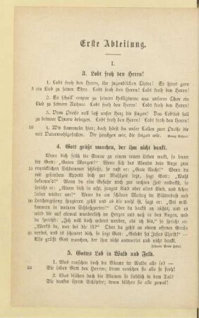 Erste Abteilung