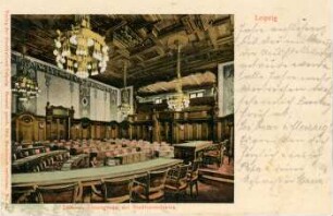 Leipzig: Rathaus, Sitzungssaal der Stadtverordneten