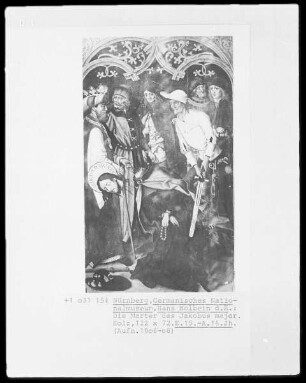 12-Boten-Altar — Marter des heiligen Jacobus maior