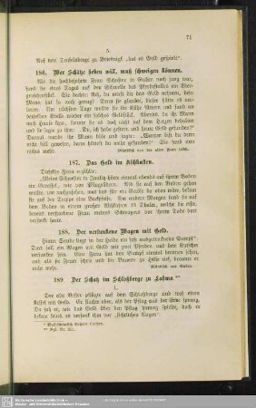 188. Der versunkene Wagen mit Gold