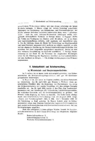 Schulaufsicht und Schulverwaltung