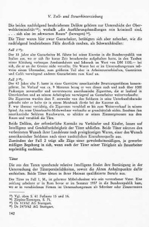 V. Zoll- und Steuerhinterziehung