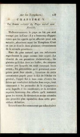 Chapitre V. La bonne volonté du Pape nuisit aux Accusés.