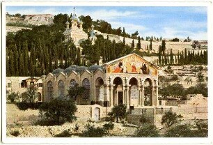 Jerusalem. The Church of Gethsemane. Gethsémani. Die Gethsemane-Kirche