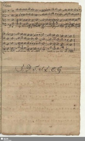 Choral. Ich singe dir mit Herz und Mund