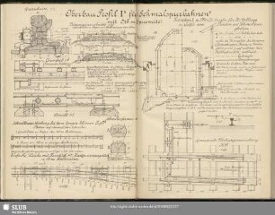 Oberbau Profil I b für Schmalspurbahnen mit 0.75 m Spurweite