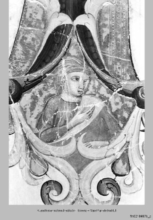 Historisierte Initiale, Ausschmückung: Sibylle? - Diurno Domenicale
