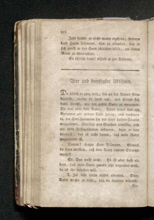 Vier und dreyßigster Abschnitt.