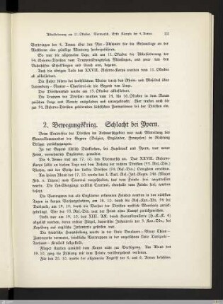 2. Bewegungskrieg. Schlacht bei Ypern