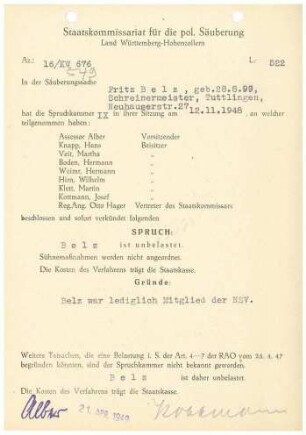 Belz, Fritz