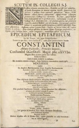 Scutum IX. Collegii S.J.