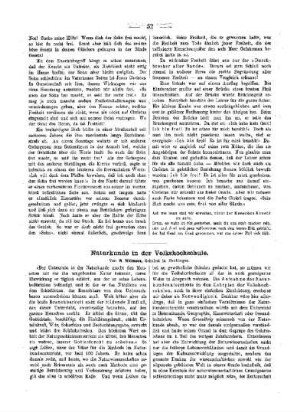 Naturkunde in der Volkshochschule
