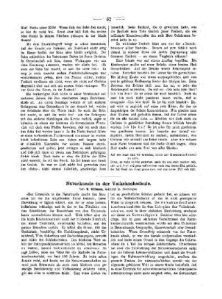 Naturkunde in der Volkshochschule