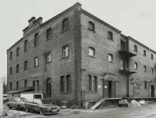 Dresden-Friedrichstadt, Magdeburger Straße 58. Elbhafen (angelegt 1891-1896). Halle Südkai (1905)