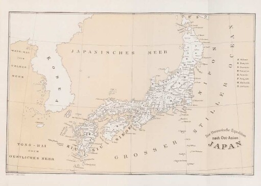 Die Preussischen Expeditionen nach Ost-Asien Japan - Tong-Hai oder Oestliches Meer