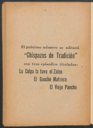 [Anuncio del próximo número]