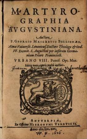 Martyrographia augustiniana