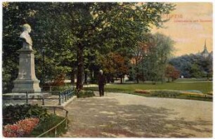 Leipzig: Johannapark mit Denkmal