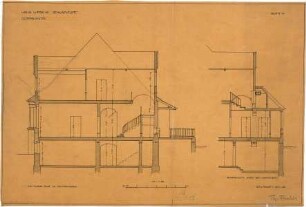 Fischer, Theodor; Schweinfurt (Bayern); Haus Wirsing - Querschnitte