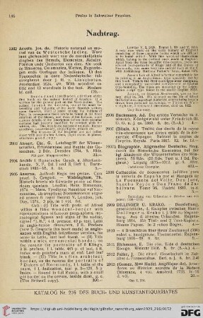 Nachtrag (Nr. 2902 - 2969)