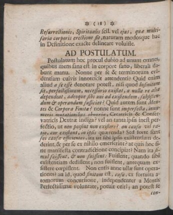 Ad Postulatum