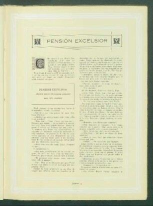 Pensión excelsior