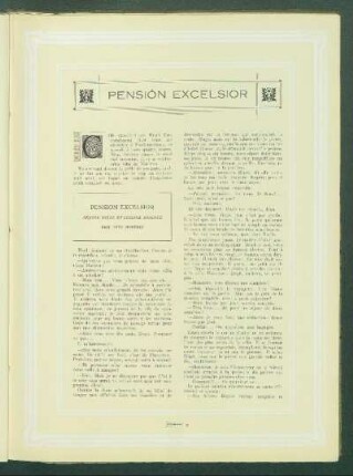 Pensión excelsior