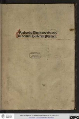 Rhetorica divina