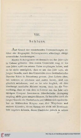 VIII. Schluss