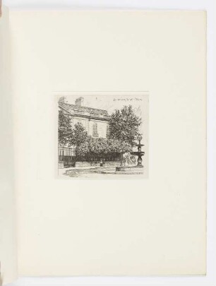 La Maison de Mr. Thiers, Blatt 9 der Folge "Notes et dessins d’un japonais sur Paris pendant l’Exposition de 1878"