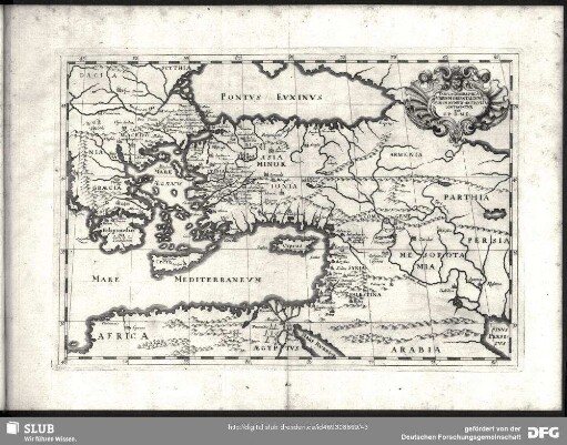 Tabula Geographica Urbium Morientalium Quae In Nummis Antiquis Continentur Per C.P.D.P.M.