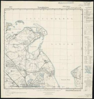 Meßtischblatt 514 : Neuenkirchen (Kr. Greifswald), 1932 : Neuenkirchen (Kr. Greifswald). - Hrsg. 1887, bericht. 1920, einz. Nachtr. 1932. - 1:25000. - [Berlin]: Reichsamt für Landesaufnahme, 1932. - 1 Kt.