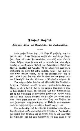 Fünftes Capitel. Allgemeine Sitten und Gewohnheiten der Freudenmädchen