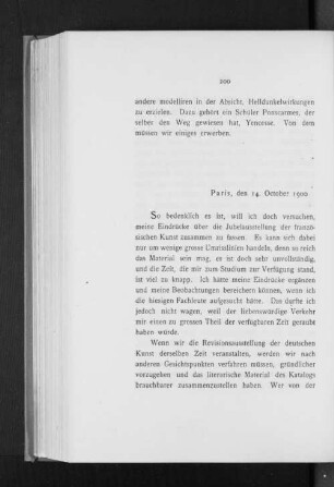 Paris, den 14. October 1900