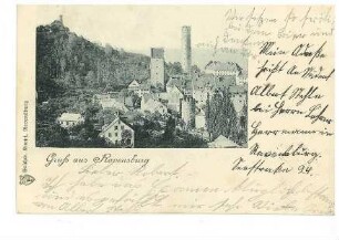 Ravensburg - Stadtansicht mit Mehlsack und Veitsburg