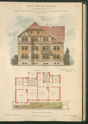 Doppelhaus in Stuttgart-Westheim