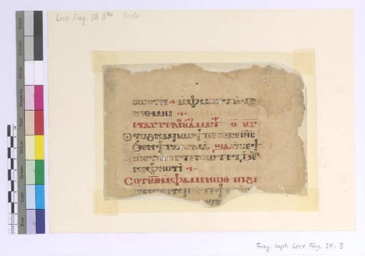 Unidentified Liturgy. Lk. XVII, 3 - 10; II Corinth VI, 14 - VII, 1; III Jh.; Acts 31.225