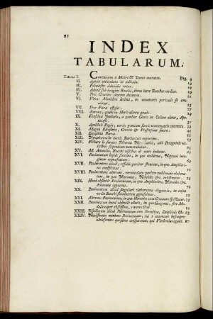 Index Tabularum.