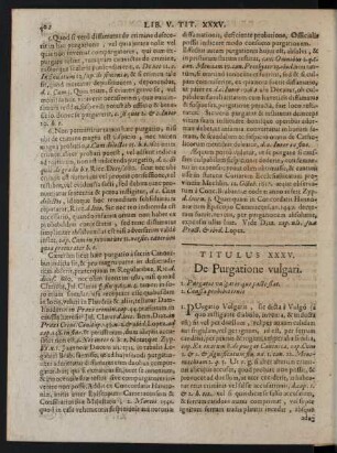 Titulus XXXV.
