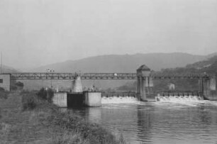 Wehr und Schleuse Dausenau/Lahn