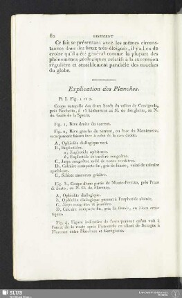 Explications des Planches