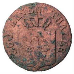 Fundmünze, Pfennig, 1828