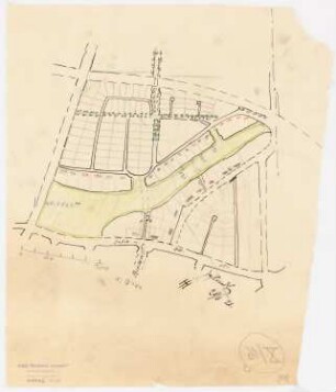 Siedlungsplan Fischtalgrund, Berlin-Zehlendorf: Grundplan 1:4000