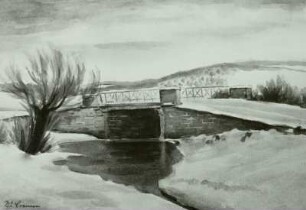 Brücke im Winter