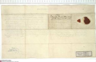 Papst Innozenz XII. gewährt [Placidus von Droste], Abt von Fulda, das Recht, auf sechs Jahre zur Abhilfe des Priestermangels seine 23jährigen Prie...
