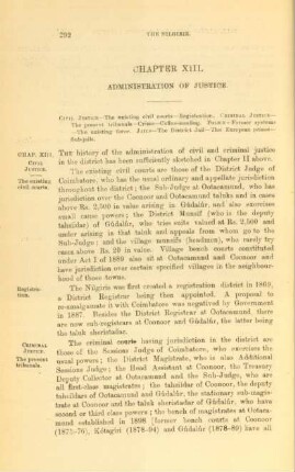 Chapter XIII. Administration of justice
