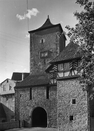 Schwäbisch Hall. Weiler Tor (um 1330 unf 1501/1600)