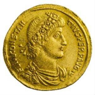 Münze, Solidus, Ende 347 bis 06. November 355 n. Chr.